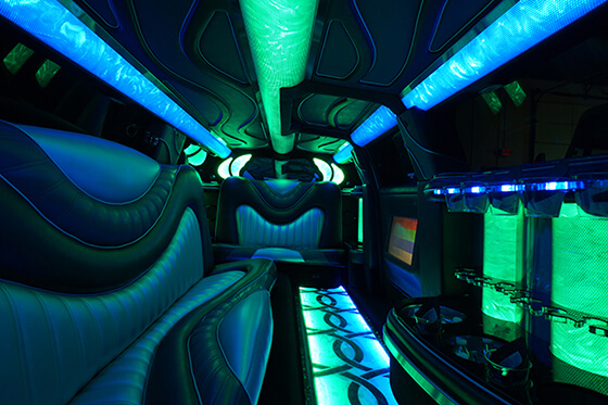 party bus DC with surround sound system