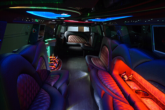 Limo with Leather seats