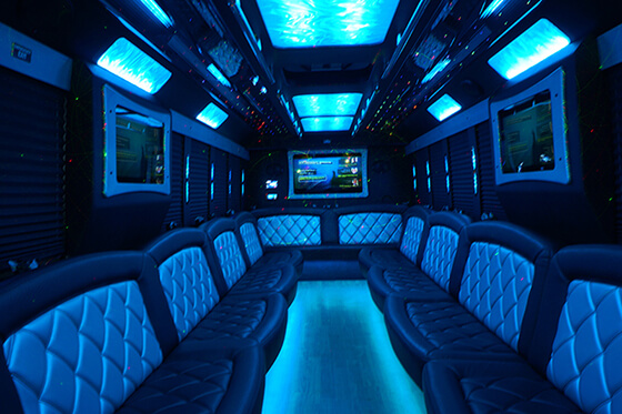 Limo Bus with bar space